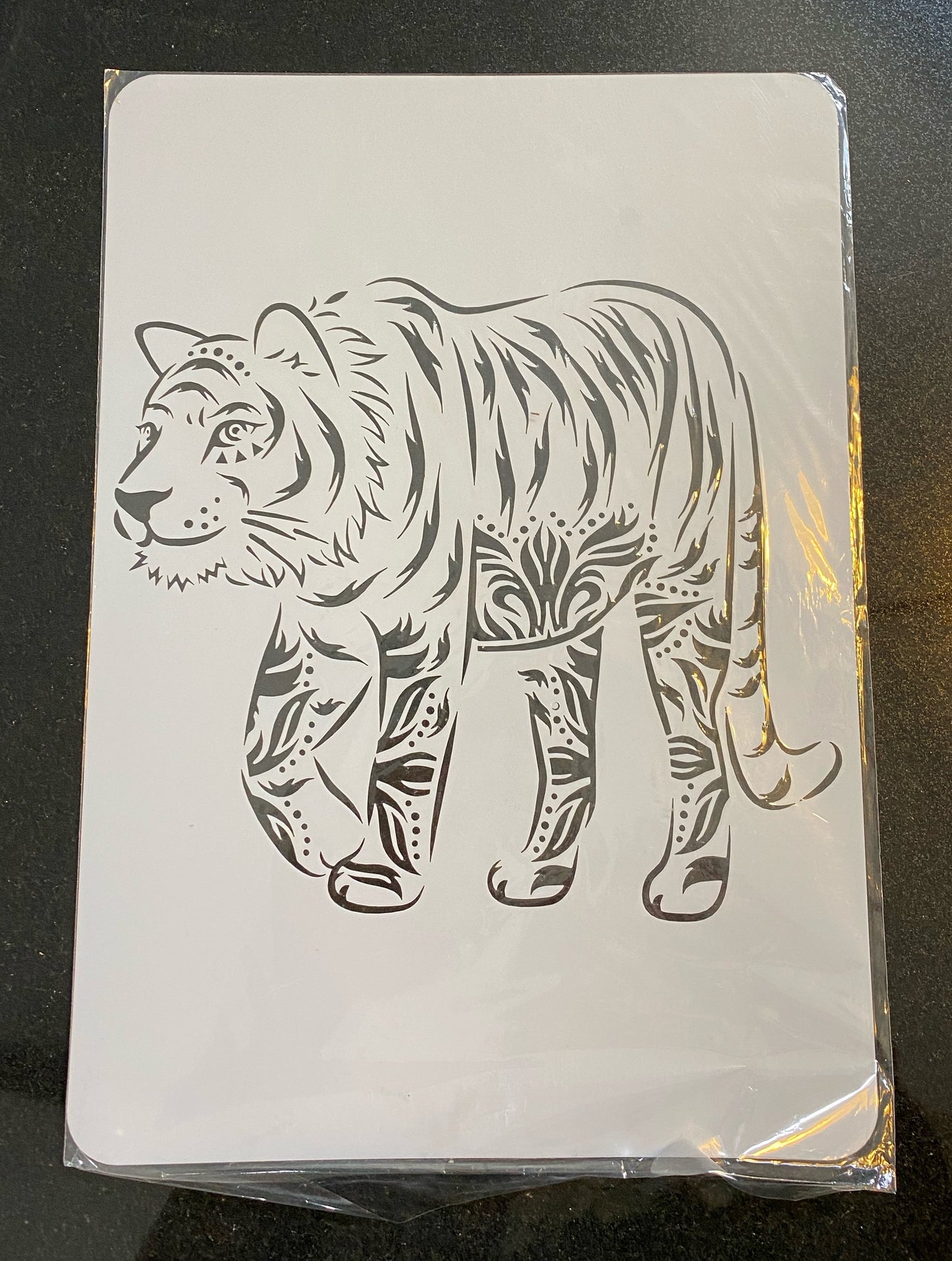 Tiger 2 Stencil