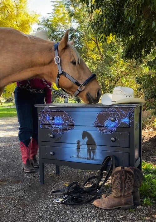 Drawers - Horse & Child