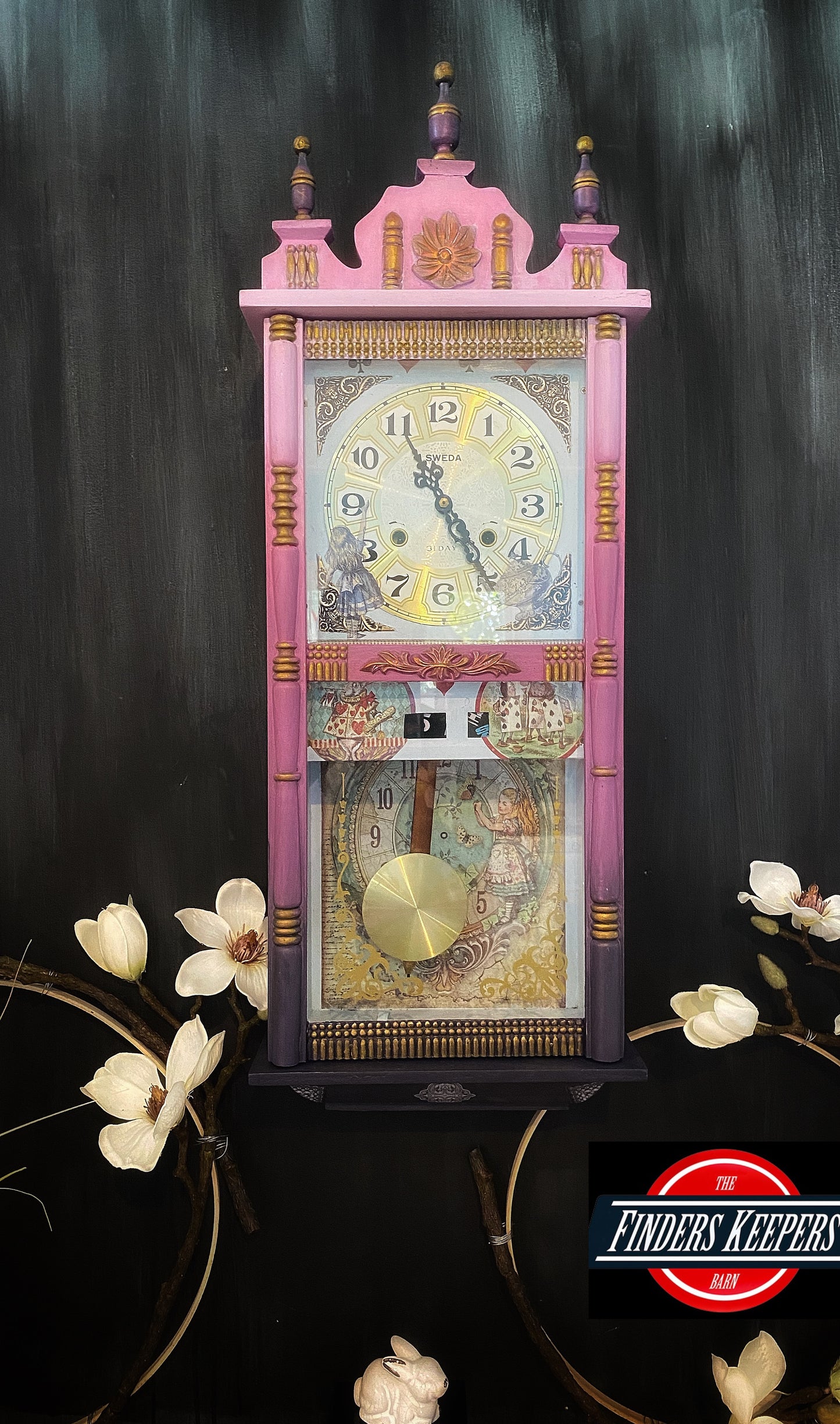 Alice In Wonderland Clock